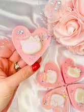 Load image into Gallery viewer, Pink Lychee Milkshake 'Heart Slab'