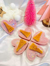 Load image into Gallery viewer, Snowflake Cookie & Winter Cherry Jam 'Heart Slab'