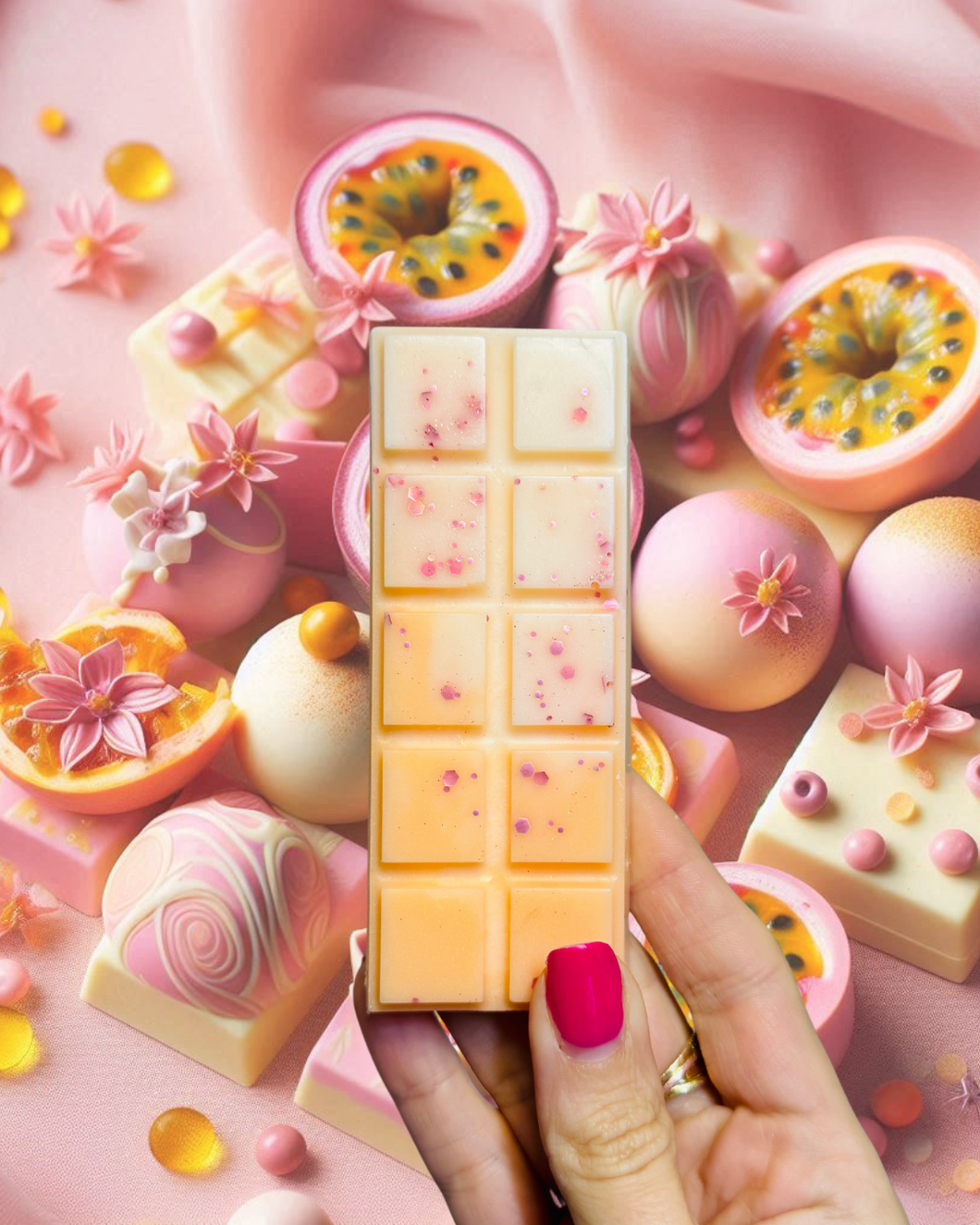 White Chocolate Passionfruit Truffle Snapbar