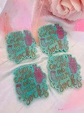 Load image into Gallery viewer, Green Pistachio &amp; Marshmallow &#39;Fuzzy Socks Slab&#39;
