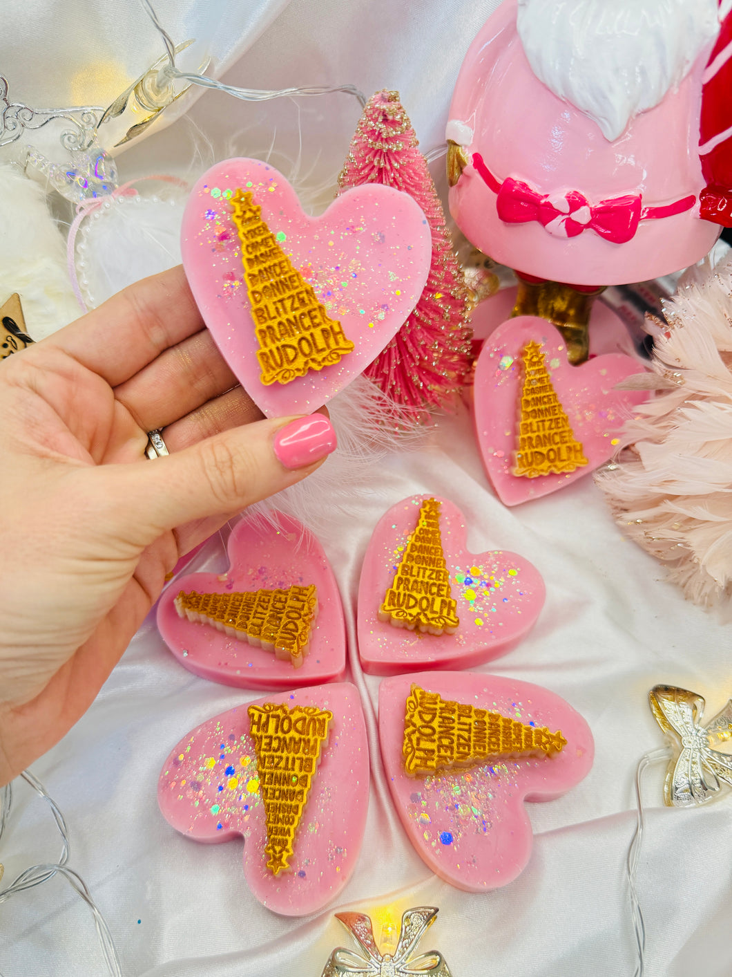 Spun Sugar Flurries 'Heart Slab'