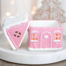 Load image into Gallery viewer, Pink Gingerbread House Burner
