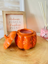 Load image into Gallery viewer, Orange Autumn Leaves Pumpkin Burner
