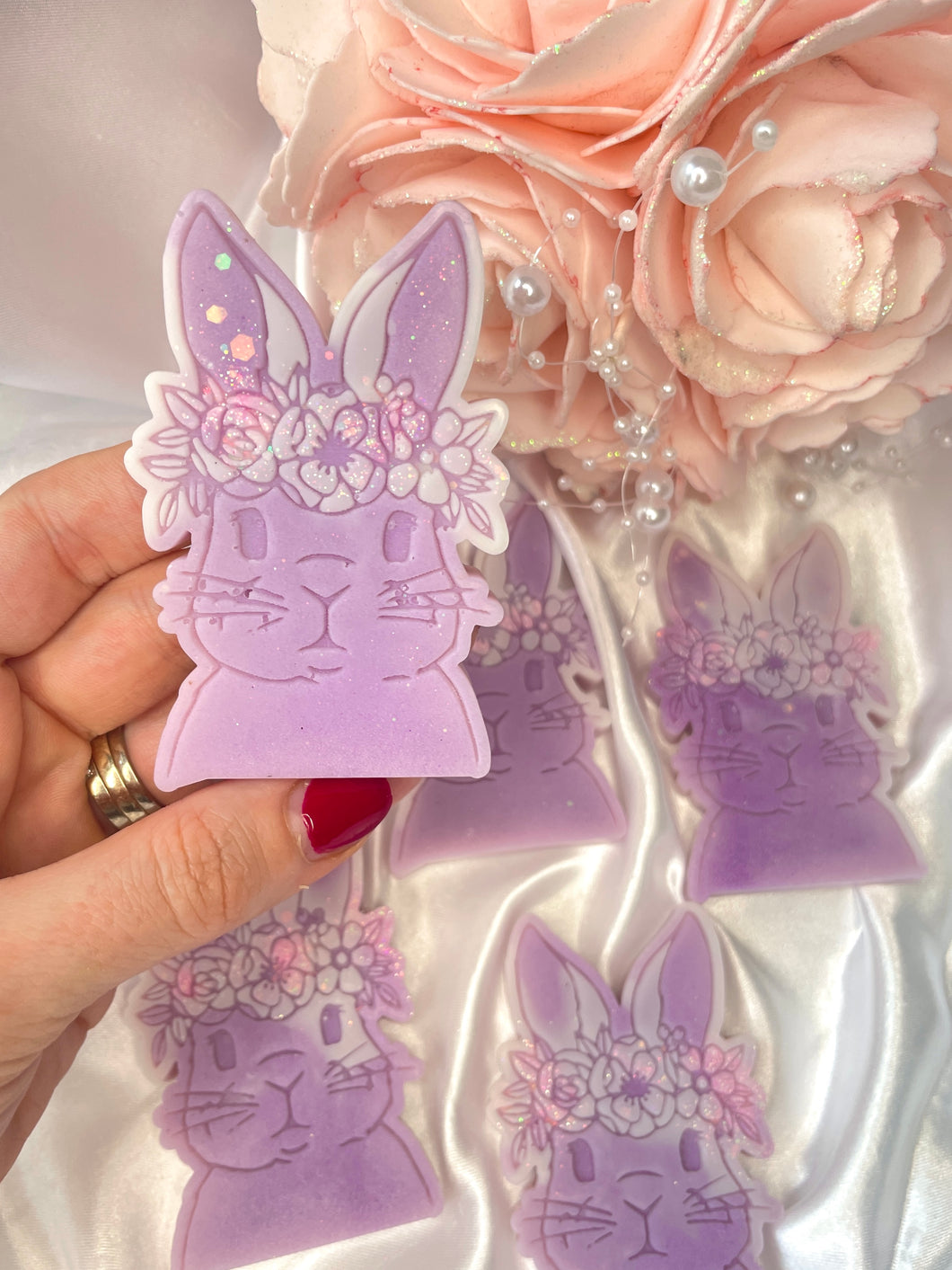 Caring Fairy & Lavender Pearls 'Bunny'