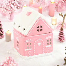 Load image into Gallery viewer, Pink Gingerbread House Burner
